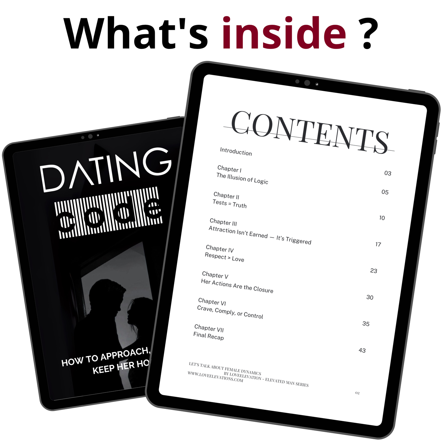Elevated Man - Dating Code