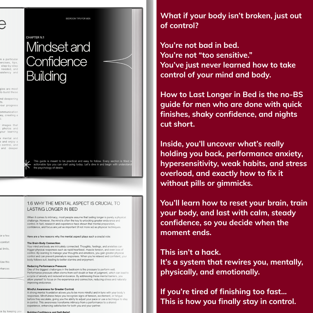 Last Longer, Feel in Control, and Satisfy Her Every Time