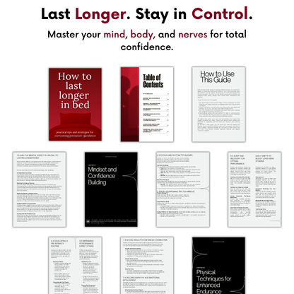 Last Longer, Feel in Control, and Satisfy Her Every Time